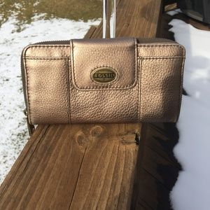 COPY - Pewter Fossil Wallet